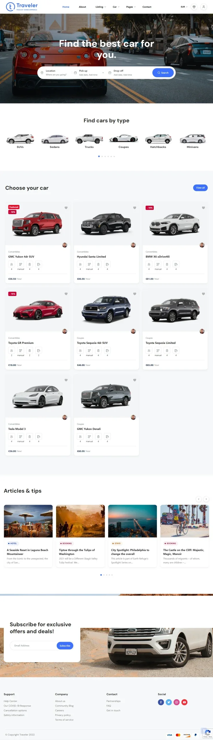 Rent Car & Marketplace